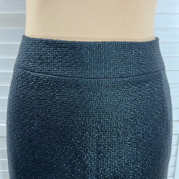 Banana Republic Black Skirt Size 10 Textured NWT - Picture 3 of 9